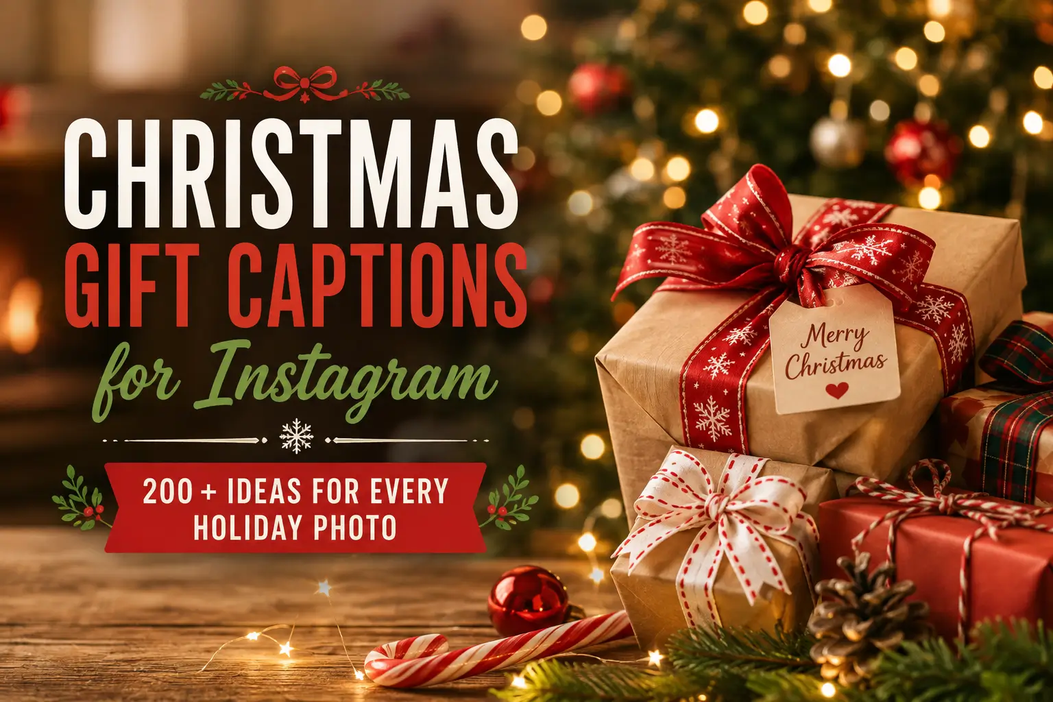 Christmas Gift Captions for Instagram