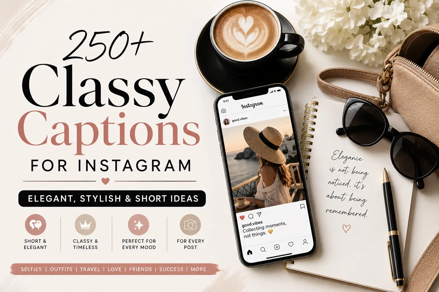 250+ Classy Instagram Captions for Elegant Posts