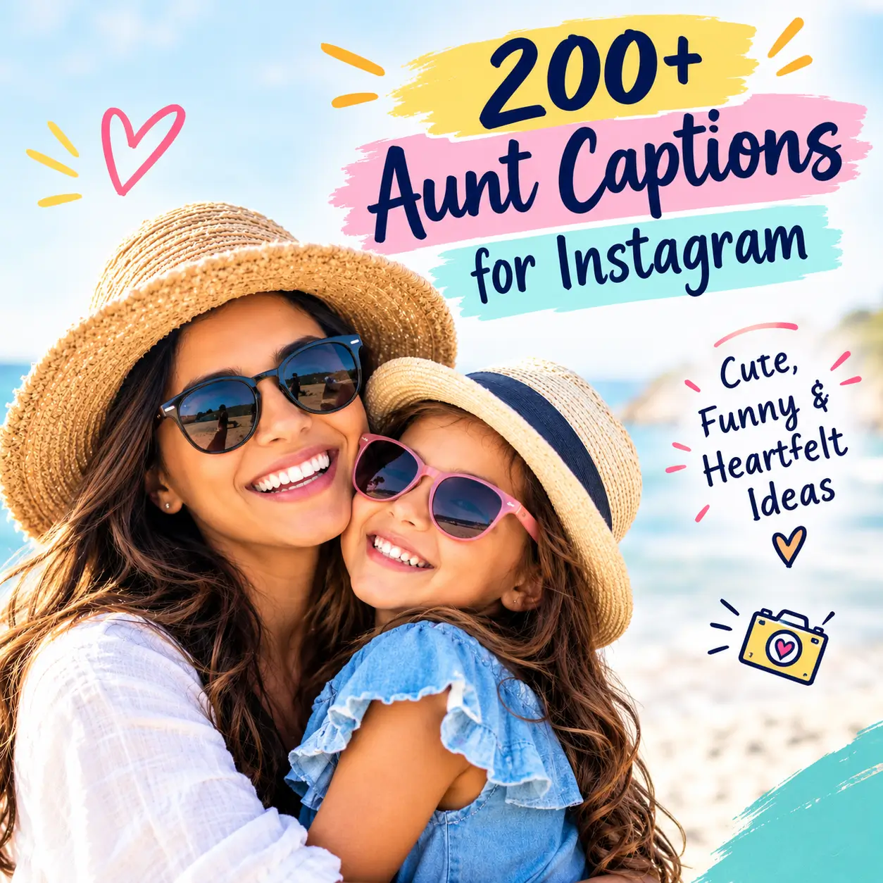 Aunt captions for Instagram with cute and heartfelt aunt photo ideas